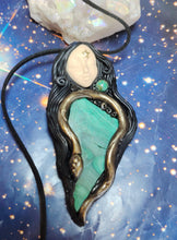 Load image into Gallery viewer, PREORDER Ayahuasca Yage Spirit Necklace | Shamanic Healing Sacred Plants Psychedelic Jewelry
