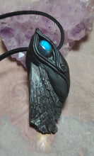 Load image into Gallery viewer, New Dawn, Black Kyanite Labradorite Necklace |  Consciousness Awakening Jewelry for the New Earth
