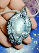 Load image into Gallery viewer, Owl Spirit Animal Necklace | Shamanic Crystal Totem Pendant | Wisdom Jewelry
