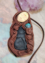 Load image into Gallery viewer, Freya Goddess Statue Figurine Necklace | Norse Pagan Freyja, Asatru, Viking, Valkyrie Jewelry
