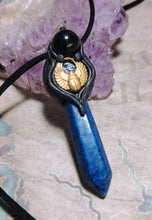 Load image into Gallery viewer, Egyptian Revival Scarab Necklace | Winged Khepri Beetle Symbol | Insect Jewerly
