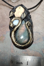 Load image into Gallery viewer, PREORDER Ayahuasca Yage Spirit Necklace | Shamanic Healing Sacred Plants Psychedelic Jewelry
