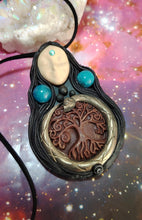 Load image into Gallery viewer, PREORDER Ayahuasca Yage Spirit Necklace | Shamanic Healing Sacred Plants Psychedelic Jewelry
