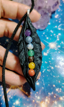 Load image into Gallery viewer, Men's Seven Chakra Gemstone Necklace | Healing, Activation, Clearing, Balancing and Alignment
