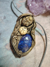 Load image into Gallery viewer, Maat, Egyptian Goddess of Truth Necklace | Lapis Lazuli, Turquoise Pendant| Ancient Egyptian Revival Jewelry
