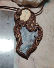 Load image into Gallery viewer, Gaia Earth Goddess Statue Figurine Necklace | Pachamama Divine Feminine Art Jewelry
