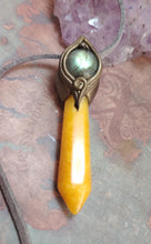 Load image into Gallery viewer, Sunshine, Golden Healer Quartz  Necklace | Joy Happiness and Positivity Jewelry
