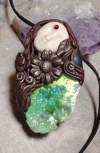 Load image into Gallery viewer, Pachamama Statue Figurine Necklace | Gaia Divine Feminine Goddess Art Jewelry
