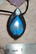 Load image into Gallery viewer, Lemurian, Star Seed Crystal Necklace |  Land of Mu Labradorite Awakening Jewelry
