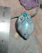 Load image into Gallery viewer, Druid, Moonstone Apatite Necklace | Celtic Elven Jewelry | Mystical Women Gift

