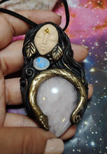 Load image into Gallery viewer, PREORDER Ayahuasca Yage Spirit Necklace | Shamanic Healing Sacred Plants Psychedelic Jewelry
