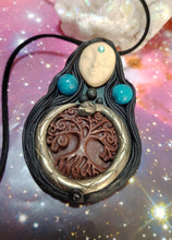 Load image into Gallery viewer, PREORDER Ayahuasca Yage Spirit Necklace | Shamanic Healing Sacred Plants Psychedelic Jewelry
