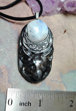 Load image into Gallery viewer, Celtic Wolf Necklace | Spirit Animal Crystal Figurine Pendant |  Native American Jewelry
