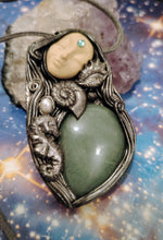 Load image into Gallery viewer, Yemaya Ocean Goddess Orisha Necklace | Yemoja, Yoruba Water Spirit Jewelry
