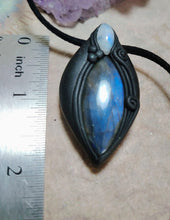 Load image into Gallery viewer, Lemurian, Star Seed Crystal Necklace |  Land of Mu Labradorite Awakening Jewelry
