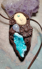 Load image into Gallery viewer, Pachamama Statue Figurine Necklace | Gaia Divine Feminine Goddess Art Jewelry
