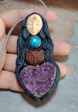 Load image into Gallery viewer, Sophia, Wisdom Goddess Necklace | Divine Feminine Art | Gnostic, Nag Hammadi, Hagia Pistis Jewelry

