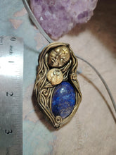 Load image into Gallery viewer, Maat, Egyptian Goddess of Truth Necklace | Lapis Lazuli, Turquoise Pendant| Ancient Egyptian Revival Jewelry

