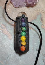 Load image into Gallery viewer, Men's Seven Chakra Gemstone Necklace | Healing, Activation, Clearing, Balancing and Alignment
