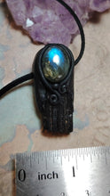 Load image into Gallery viewer, PREORDER Psychic Shield,  Black Tourmaline Necklace | Empaths Spiritual and  Energy Protection Jewelry
