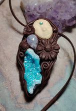 Load image into Gallery viewer, Pachamama Statue Figurine Necklace | Gaia Divine Feminine Goddess Art Jewelry
