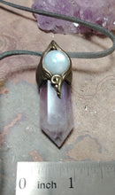 Load image into Gallery viewer, Unity Conciousness, Ametrine Crystal Necklace | Spiritual Awakening Oneness Jewelry

