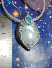 Load image into Gallery viewer, Druid, Moonstone Apatite Necklace | Celtic Elven Jewelry | Mystical Women Gift
