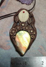Load image into Gallery viewer, Gaia Divine Feminine Art Jewelry, Earth Goddess Pendant Necklace
