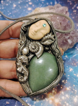 Load image into Gallery viewer, Yemaya Ocean Goddess Orisha Necklace | Yemoja, Yoruba Water Spirit Jewelry
