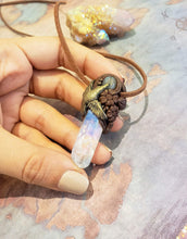 Load image into Gallery viewer, PREORDER The Hummingbird | San Pedro Cactus, Huachuma, Jewelry | Spirit Animal Shamanic Necklace Pendant
