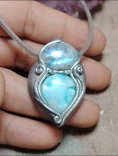 Load and play video in Gallery viewer, PREORDER Sea Witch, Larimar Mermaid Necklace Pendant. Mermaidcore Jewelry
