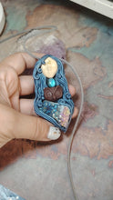 Load and play video in Gallery viewer, Sophia, Wisdom Goddess Necklace | Divine Feminine Art | Gnostic, Nag Hammadi, Hagia Pistis Jewelry

