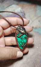 Load and play video in Gallery viewer, PREORDER The Hummingbird | San Pedro Cactus, Huachuma, Jewelry | Spirit Animal Shamanic Necklace Pendant
