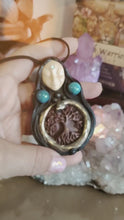 Load and play video in Gallery viewer, PREORDER Ayahuasca Yage Spirit Necklace | Shamanic Healing Sacred Plants Psychedelic Jewelry
