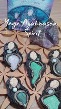 Load and play video in Gallery viewer, PREORDER Ayahuasca Yage Spirit Necklace | Shamanic Healing Sacred Plants Psychedelic Jewelry
