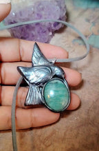 Load and play video in Gallery viewer, Sacred Hummingbird | San Pedro Spirit Animal Necklace | Shaman Sacred Plants Path
