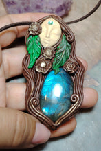 Load image into Gallery viewer, PREORDER Mother Earth, Sacred Feminine Goddess Necklace, Gaia Pachamama Jewelry
