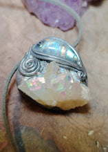 Load image into Gallery viewer, PREORDER Pleiadian Starseed Necklace | Angel Aura Quartz, Moonstone | Origins Activation Jewelry
