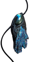 Load image into Gallery viewer, PREORDER Andromedan Starseed Jewelry | Kyanite Necklace | Andromeda Star Soul Pendant
