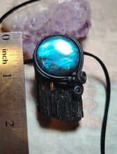 Load image into Gallery viewer, PREORDER Psychic Shield,  Black Tourmaline Necklace | Empaths Spiritual and  Energy Protection Jewelry
