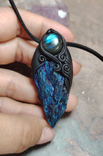 Load image into Gallery viewer, PREORDER Andromedan Starseed Jewelry | Kyanite Necklace | Andromeda Star Soul Pendant
