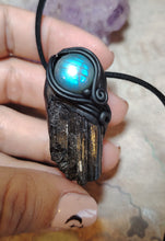 Load image into Gallery viewer, PREORDER Psychic Shield,  Black Tourmaline Necklace | Empaths Spiritual and  Energy Protection Jewelry
