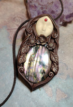 Load image into Gallery viewer, PREORDER Mother Earth, Sacred Feminine Goddess Necklace, Gaia Pachamama Jewelry

