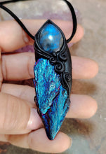 Load image into Gallery viewer, PREORDER Andromedan Starseed Jewelry | Kyanite Necklace | Andromeda Star Soul Pendant
