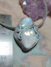 Load image into Gallery viewer, PREORDER Pleiadian Starseed Necklace |Angel Aura Quartz, Moonstone | Pleiadean Origins Activation Jewelry
