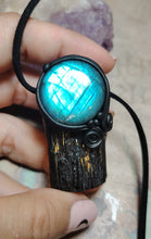 Load image into Gallery viewer, PREORDER Psychic Shield,  Black Tourmaline Necklace | Empaths Spiritual and  Energy Protection Jewelry
