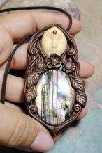 Load image into Gallery viewer, PREORDER Mother Earth, Sacred Feminine Goddess Necklace, Gaia Pachamama Jewelry
