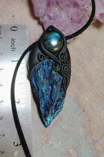Load image into Gallery viewer, PREORDER Andromedan Starseed Jewelry | Kyanite Necklace | Andromeda Star Soul Pendant
