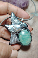 Load image into Gallery viewer, Sacred Hummingbird | San Pedro Spirit Animal Necklace | Shaman Sacred Plants Path
