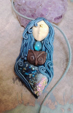 Load image into Gallery viewer, Sophia, Wisdom Goddess Necklace | Divine Feminine Art | Gnostic, Nag Hammadi, Hagia Pistis Jewelry

